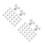 100Pcs Silver Scale Plates for Fantasy Armor DIY Crafting Materials 5