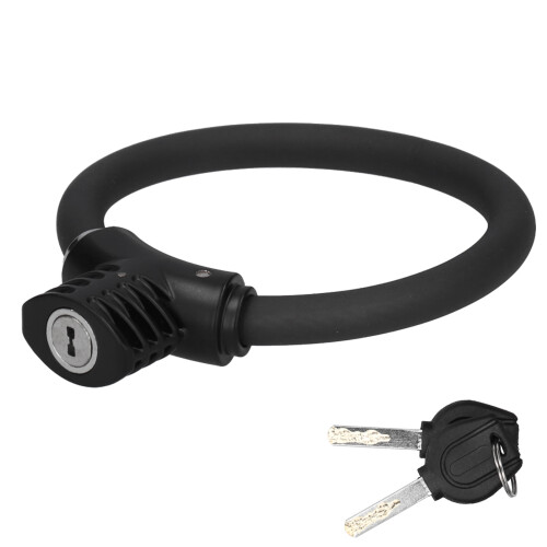 Portable Bicycle Ring Lock with Reflective Strip