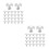100Pcs Silver Scale Plates for Fantasy Armor DIY Crafting Materials 7