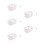 5St Multifunctionele PVC Pop Display Tas Transparant Met Sleutelhanger 9