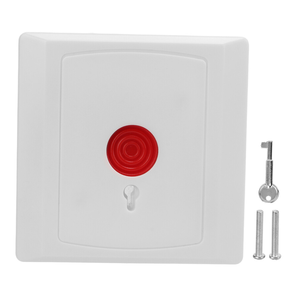Manually Reset Emergency Alarm Device For Home Care, Emergency Alarm Alert System With Anti Theft And Help Silent Emergency Help Durable Abs Material 9448483743075