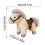 Pluche paardje, zachte ponypop, 1 stuk 2