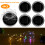 8Pcs 9.84ft Solar Jar String Lights, 30LED Mason Jar Lid Inserts, Waterproof, Auto On/Off (No Jar) 1