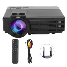Compatto e portatile, con connettività Wi-Fi e Bluetooth, mini proiettore HD 1080P per lo streaming di film e giochi su qualsiasi superficie piana.