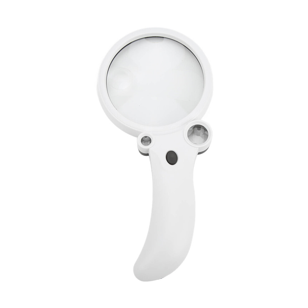 Illuminated Magnifying Glass With High Definition Lenses, Handheld Magnifier Featuring Adjustable Magnification And Bright Led Lighting For Seniors 9009879171096