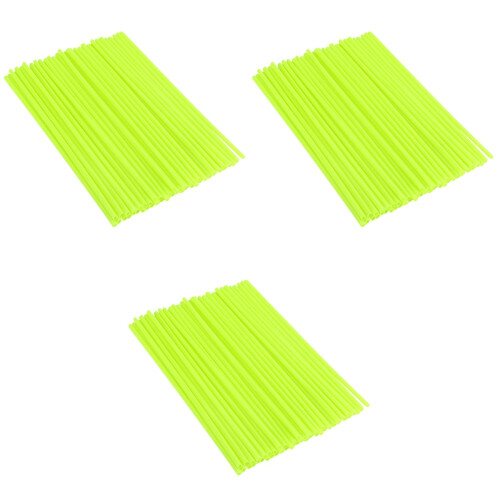225Pcs Light Green Motorcycle Spoke Protector Durable Bike Spoke Wraps 2