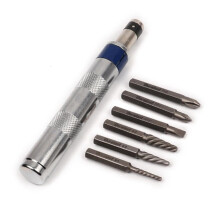 Versatile 1/4" Drive Driver Set with 6Different Attachment,Essential Tool for Electronics Maintenance Easy to Use