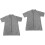2St Praktisch Grijs Grooming Uniform Dames Kort Kleding 5