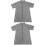 2St Praktisch Grijs Grooming Uniform Dames Kort Kleding 6