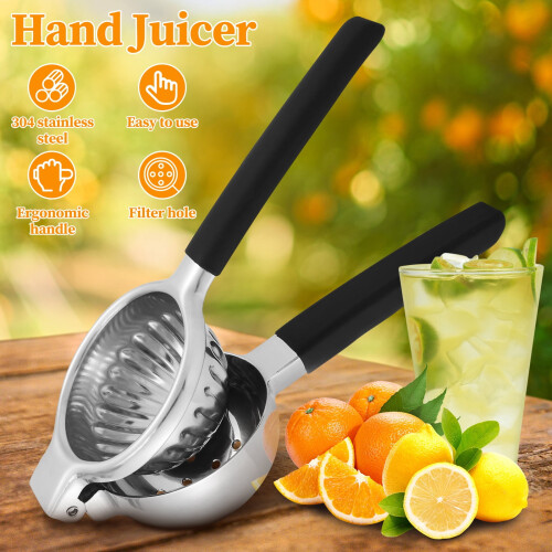 Stainless Steel Lemon Squeezer – 23 cm, Ergonomic Design 1