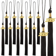 2025 Graduation Mixed Double Color Tassel with Gold Date Drop,Graduation Mixed Double Color Tassel