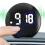 Car Motorcycle Clock Mini Multifunctional Stick-On Digital Watches Clock 6