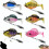 Pre-Loaded Jig Head Soft Baits Bluegill Paddletail 6 Pack 1