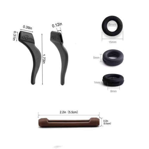 Silicone Eyeglasses Retainers Anti-Slip 2 Pack 1