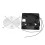 Durable Plastic Material Cooling Fan Air Ventilation For Incubators Lightweight Design Efficient Cooling System Easy Installation Removable For 1