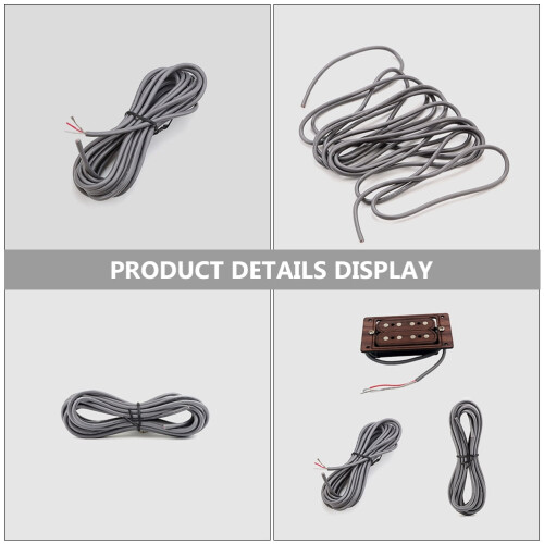 Guitar Pickup Cable Grey 1 Set 2