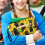 Black Cat Sunflower Book Cover with Zip, 300D Polyester 5