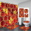 1pc/4pcs Marble Texture Geometric Pattern Bathroom Accessori 1