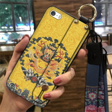 Capa para celular compatível com iPhone 5/5S/SE – À prova de choque, com suporte, alça de pulso e silicone resistente à sujeira.