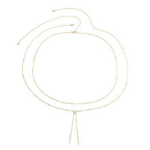 Waist Chain Double Layer with Tassels and Glitter