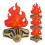 Fake Campfire Inflatable Bonfire Prop 4pcs 1