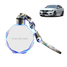 Glass Keychain with Custom Logo for Automotive Keys