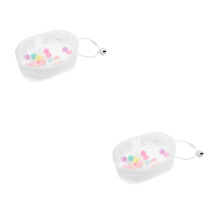 2St Clear PVC Pop Display Tas Grote Capaciteit Speelgoed Opberghouder
