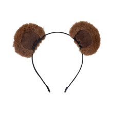 Bear Headband Plush Velvet Cute Ears Face Wash Hair