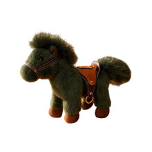 Peluche de caballo - Lindo muñeco de peluche de poni, regalo perfecto para San Valentín y cumpleaños.