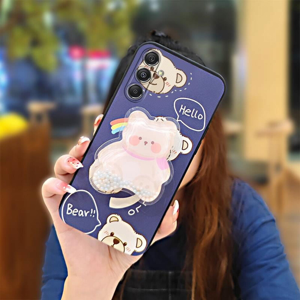 Phone Case For Compatible With Samsung Galaxy A35 5G Global Â Cute Quicksand Silicone Tpu Case, Waterproof & Dirt-Resistant 9358459368648