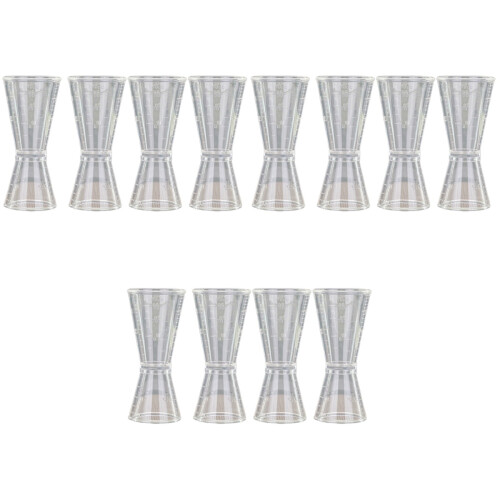 12Pcs Transparent Double-Head Measuring Cups Bar Tool Professional Use 1
