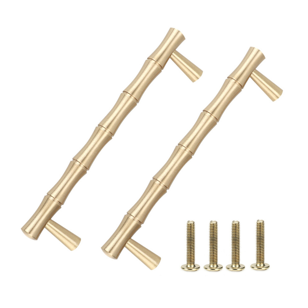 Zinc Alloy Cabinet Pulls Drawer Handles Bamboo Shape Anti Rust Solid Sturdy Multi Purpose Home Decorative Hardware 9448483744959