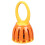 W215 Handled Cage Bell - Orange and Yellow 1