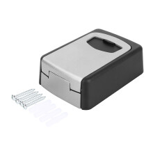 Wall Mounted Key Lock Box Waterproof4Digit Combination High Security Rustproof Cut Resistant Easy To Install Durable Large Capacity Adjustable