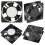 Durable Plastic Material Cooling Fan Air Ventilation For Incubators Lightweight Design Efficient Cooling System Easy Installation Removable For 3
