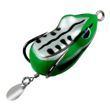 Mini Thunder Frog Blackfish -viehe, kestävä silikoni-pehmeä, K8Fishing Accessories T2