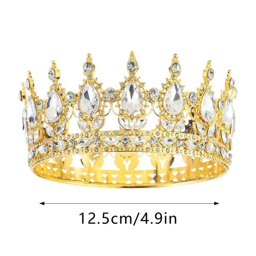 Accessori per capelli da donna con strass, colore argento 1