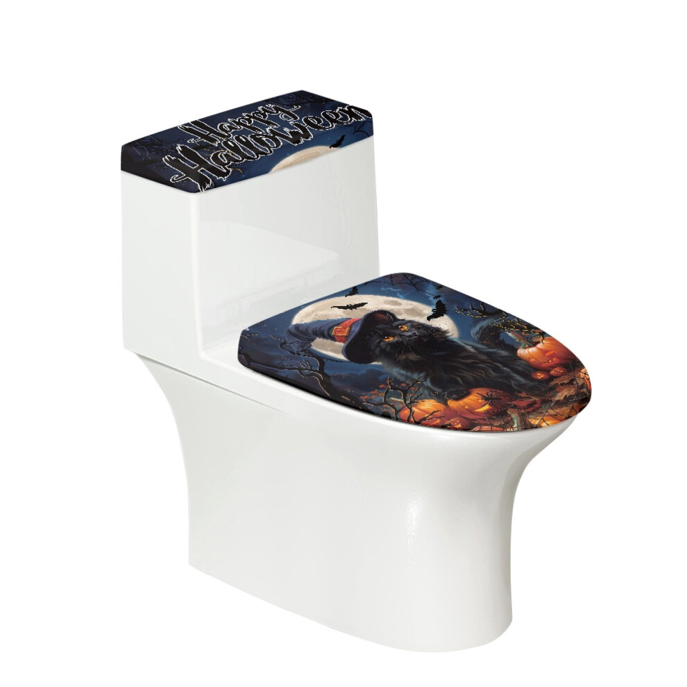 Toilet Lid Cover Set Elastic Bottom 2 Piece 9336866224207