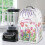 Lavender Floral Pattern Food Processor Cover for Home Kitchen Handle for Kitchen Home with Reusable 5