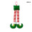 Christmas striped red leg hanging ornament 1