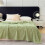 Buffalo Check Velvet Throw Blanket 5979 in Green 6