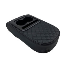 Car Armrest Cushion Soft Multifunctional Sturdy Waterproof Car Armrest Cover Cup