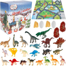2025 Advent Calendar: 24 Dino Ornaments, Christmas Countdown, Home Decor & Party Gifts for Kids