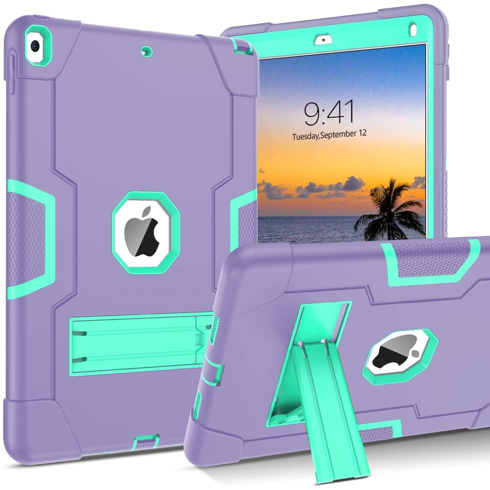3-Layer Rugged Case W/Kickstand: Compatible With Ipad Air 3 (10.5", 2019) & Ipad Pro 10.5" (2017) 9482726263098
