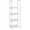 Bookshelf 5-Tier White Storage Shelf Organizer 1