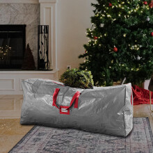 Christmas Tree Storage Bag with Carrying Handles Transport Protection Container Durable Duffle Bags for Festivals Decorations L