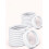 1pc/4pcs Marble Texture Geometric Pattern Bathroom Accessori 3