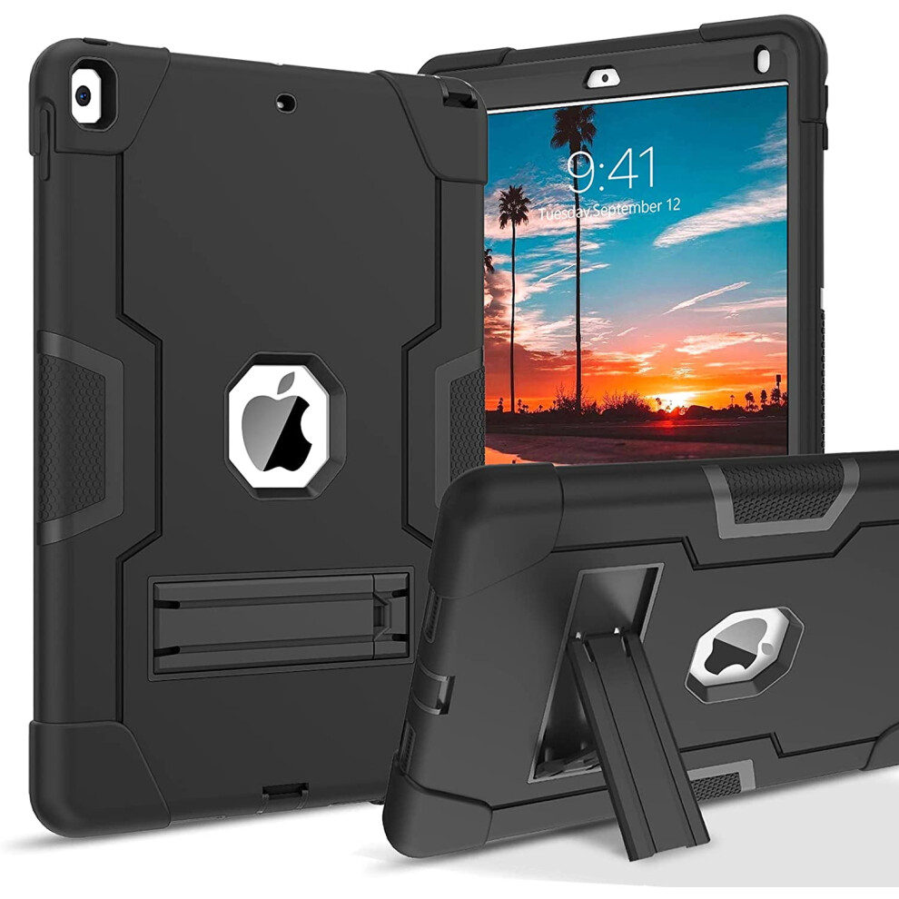 3-Layer Rugged Case W/Kickstand: Compatible With Ipad Air 3 (10.5", 2019) & Ipad Pro 10.5" (2017) 9482726263951