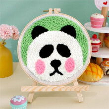 DIY Craft Punch Needle Embroidery Kits,Healing Weave Punch Stitching for Beginners, 20*20cm