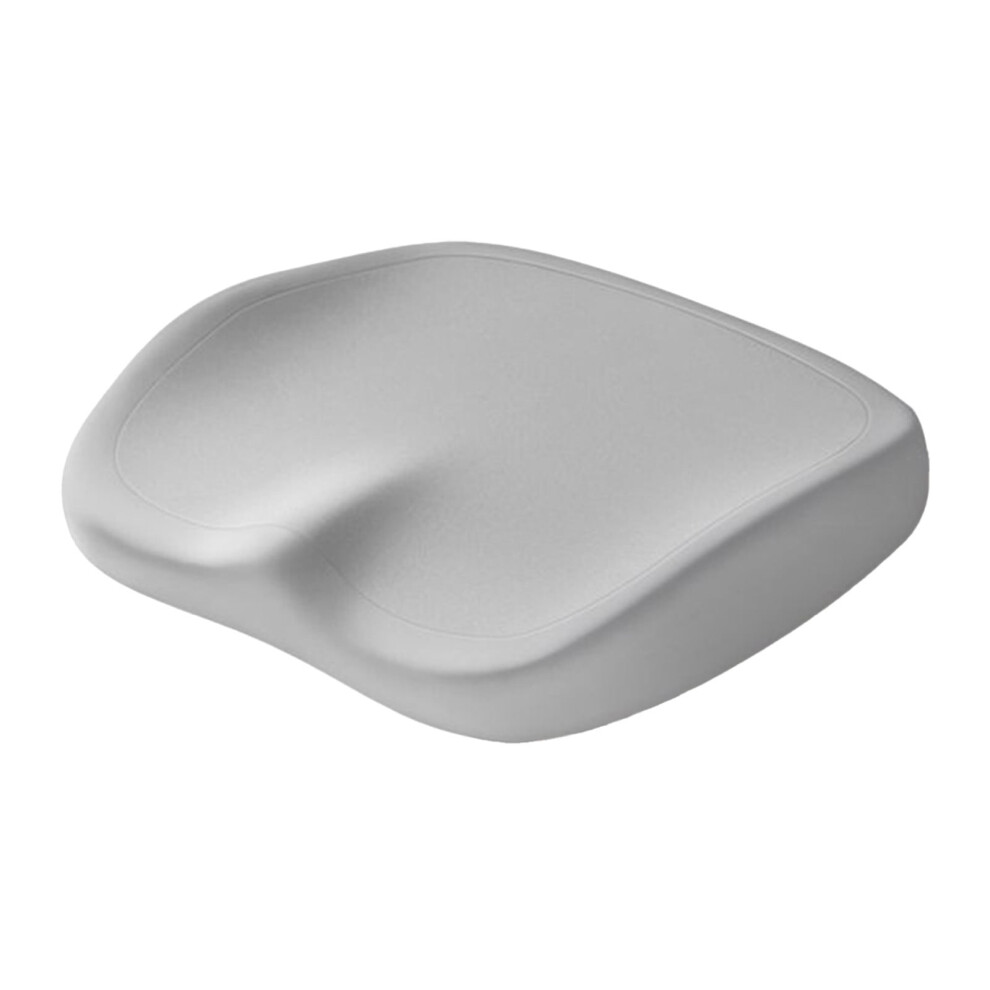 Premium Memory Foam Seat Cushion For Office & Car Â Orthopedic Coccyx Pain Relief, Non-Slip Base, Ergonomic Support (15.74X14.56) Gray 9479868781801